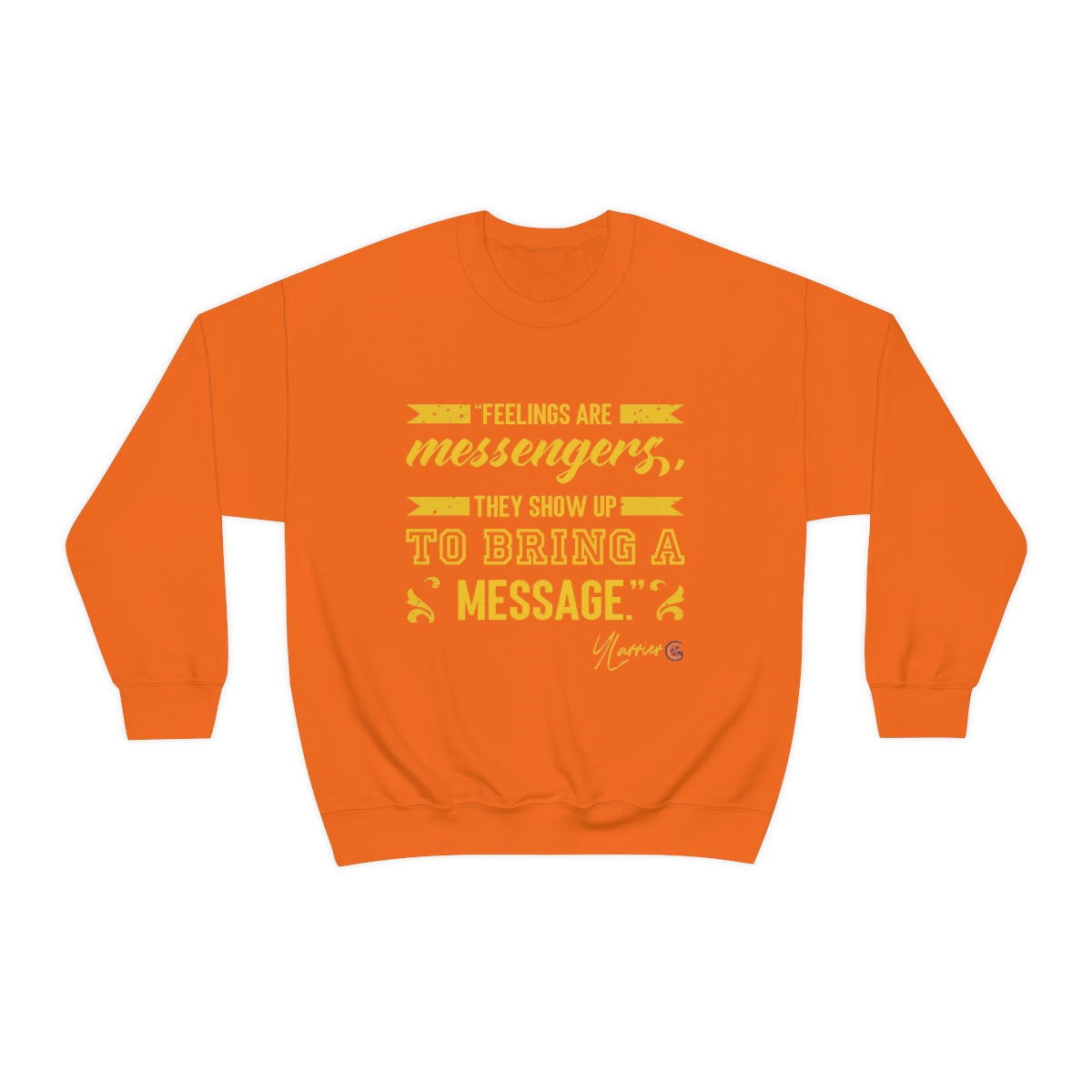 Feelings are Messenger Crewneck Sweatshirt