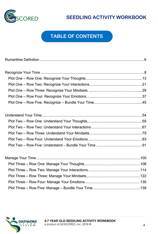 Student Activity Workbook (5-7yrs)